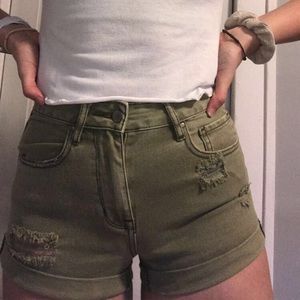 PAC Sun Army Green Shorts